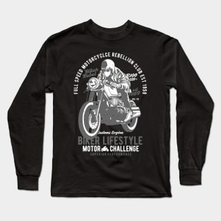 Motorcycle Biker Lifestyle Long Sleeve T-Shirt